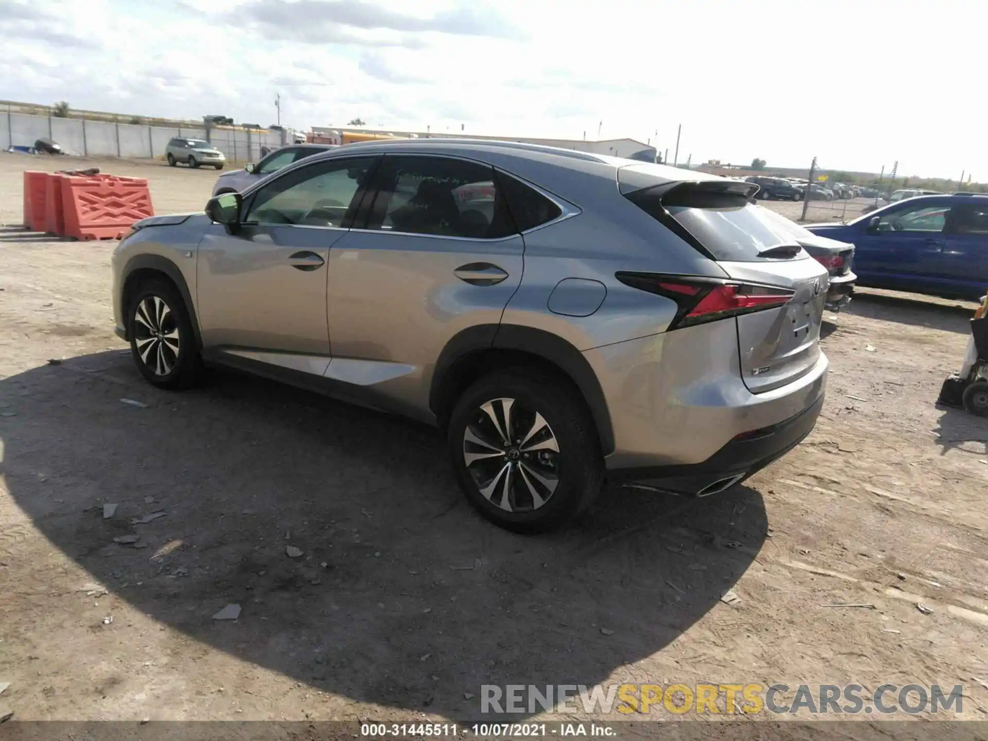 3 Photograph of a damaged car JTJSARDZ1M2240524 LEXUS NX 2021