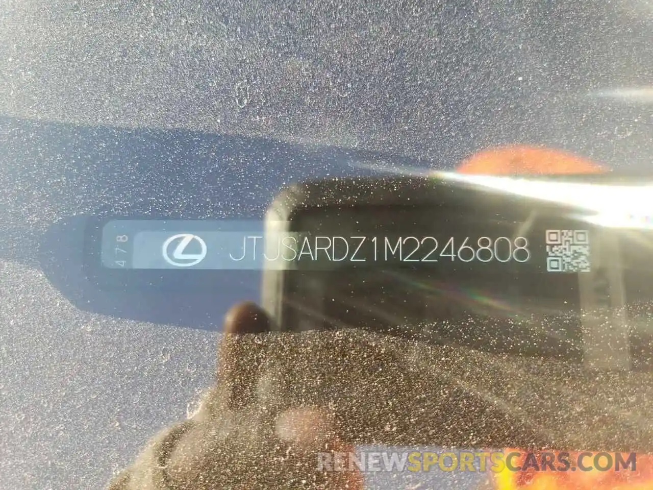 12 Photograph of a damaged car JTJSARDZ1M2246808 LEXUS NX 2021