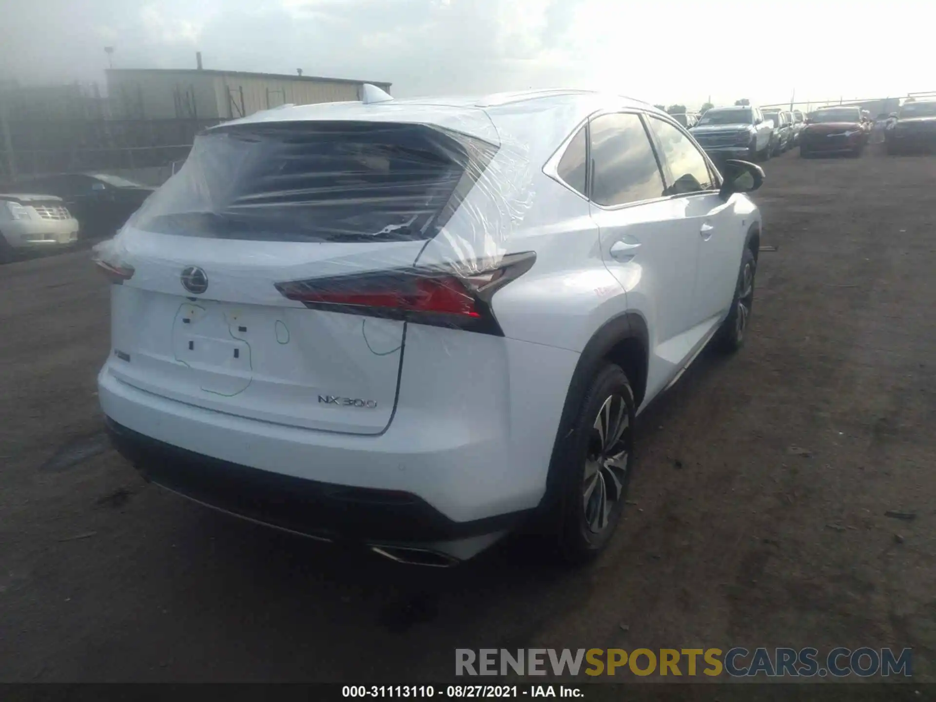 4 Photograph of a damaged car JTJSARDZ1M5027880 LEXUS NX 2021