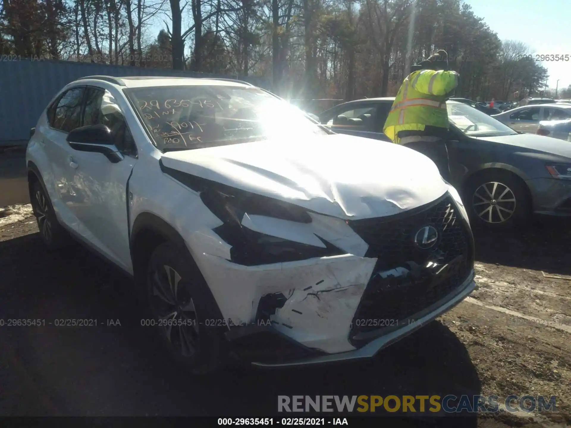 1 Photograph of a damaged car JTJSARDZ2M5021151 LEXUS NX 2021