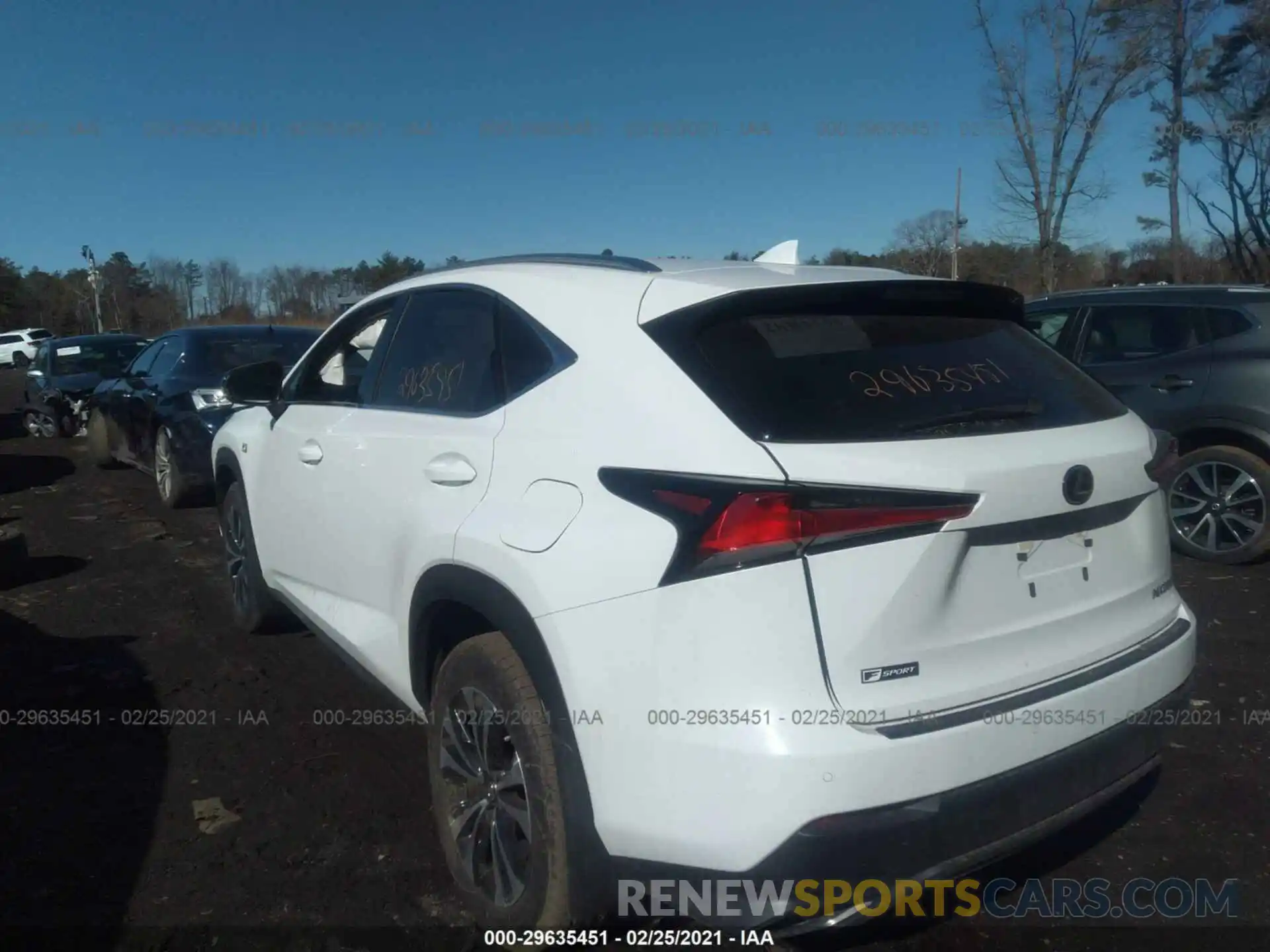 3 Photograph of a damaged car JTJSARDZ2M5021151 LEXUS NX 2021