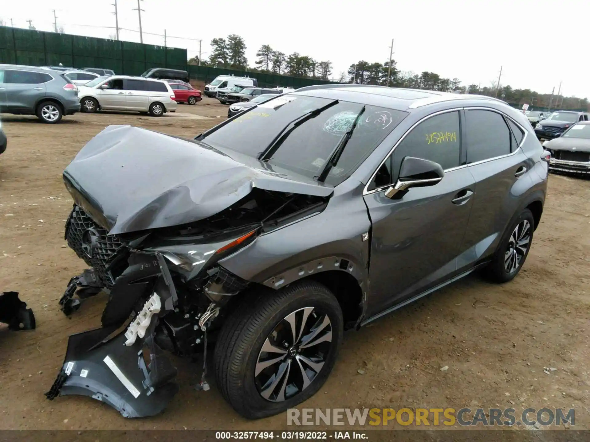 2 Photograph of a damaged car JTJSARDZ5M2243006 LEXUS NX 2021