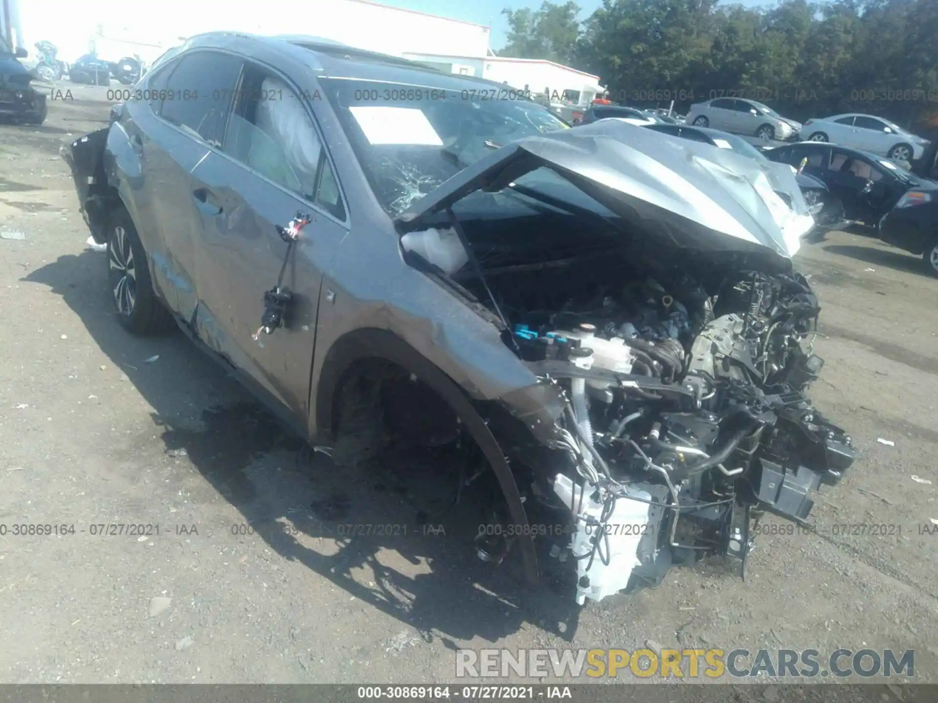 1 Photograph of a damaged car JTJSARDZ6M2246531 LEXUS NX 2021