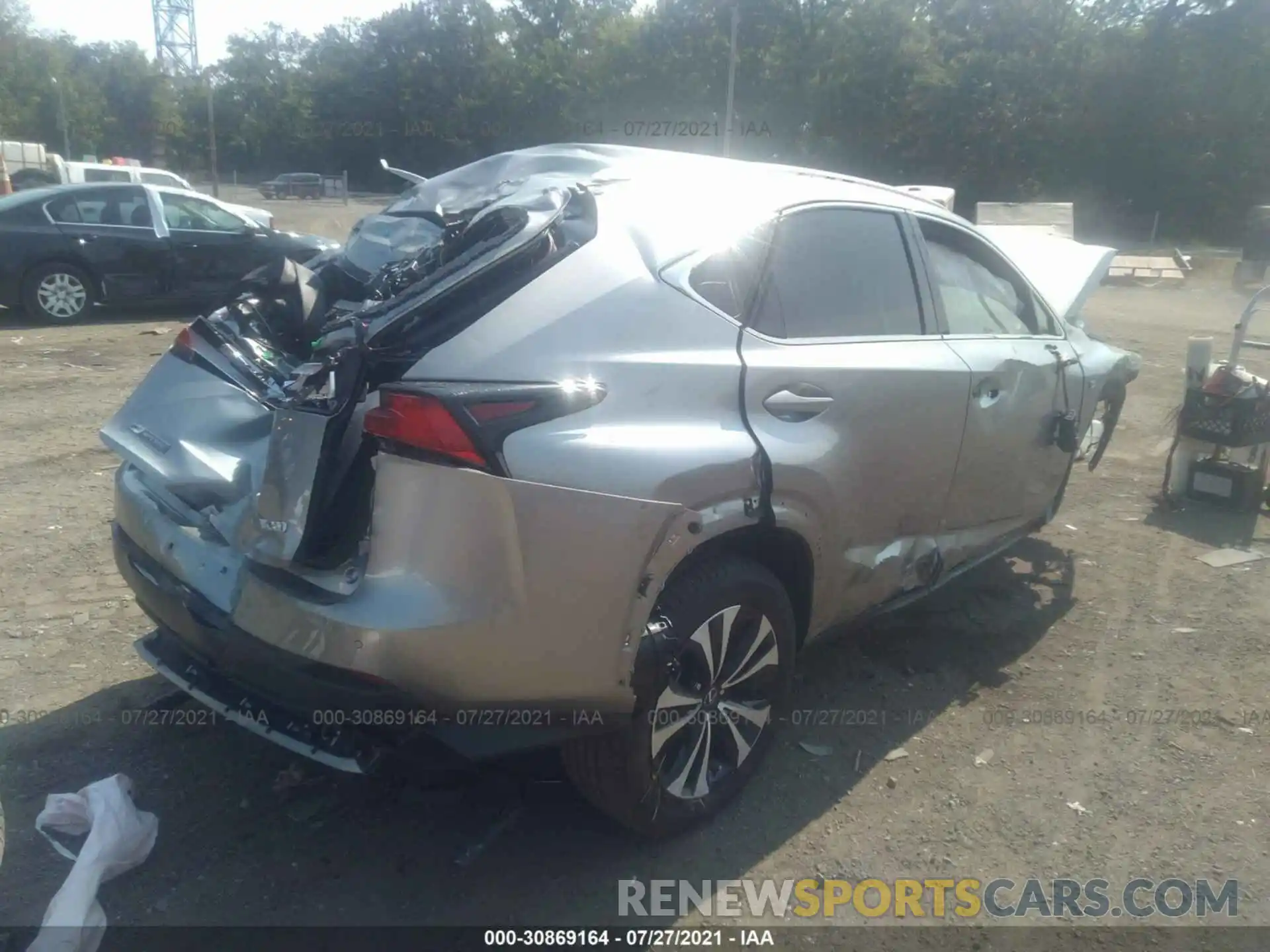 4 Photograph of a damaged car JTJSARDZ6M2246531 LEXUS NX 2021