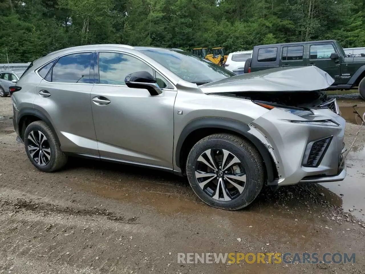 4 Photograph of a damaged car JTJSARDZ6M2256945 LEXUS NX 2021
