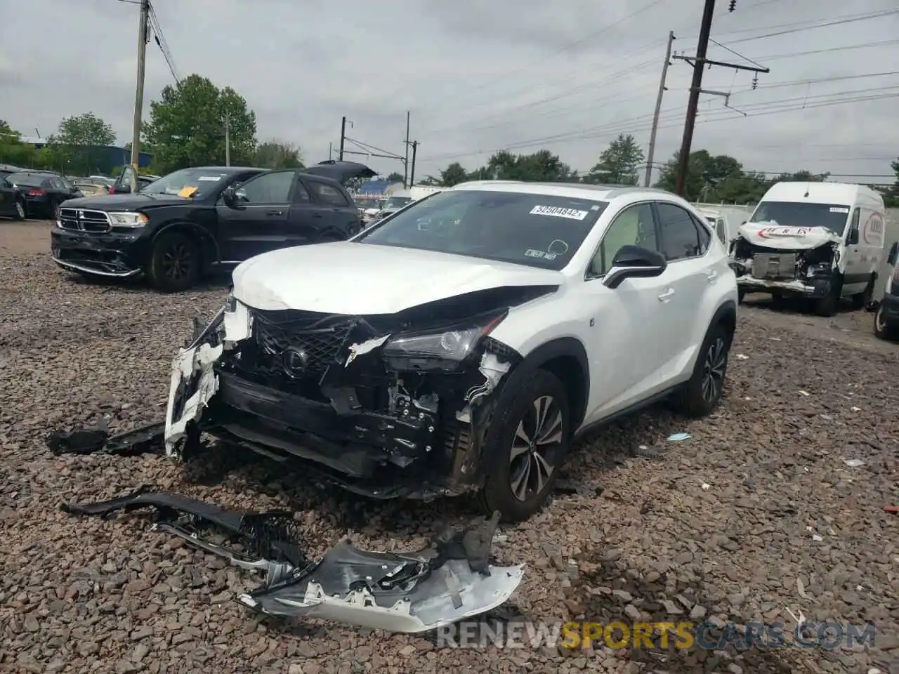 2 Photograph of a damaged car JTJSARDZ6M2263278 LEXUS NX 2021