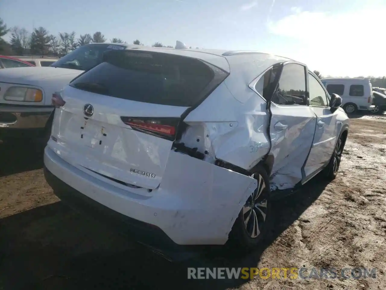 4 Photograph of a damaged car JTJSARDZ7M2255576 LEXUS NX 2021