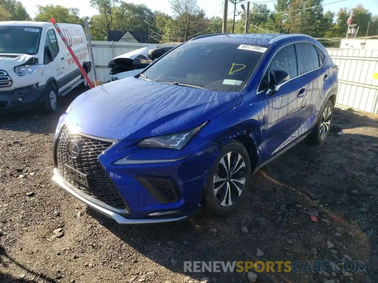 2 Photograph of a damaged car JTJSARDZ7M2260888 LEXUS NX 2021