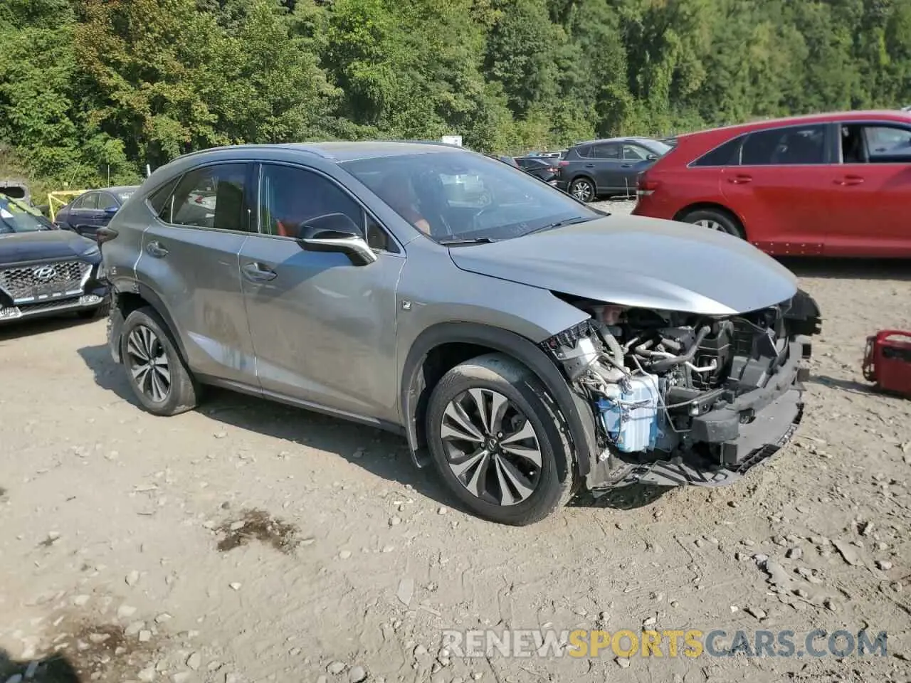 4 Photograph of a damaged car JTJSARDZ8M2248264 LEXUS NX 2021
