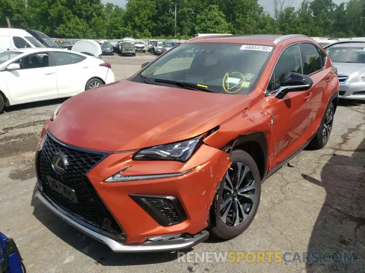 2 Photograph of a damaged car JTJSARDZ9M2244188 LEXUS NX 2021