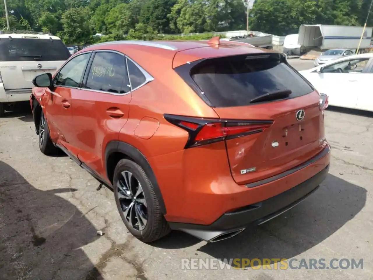 3 Photograph of a damaged car JTJSARDZ9M2244188 LEXUS NX 2021