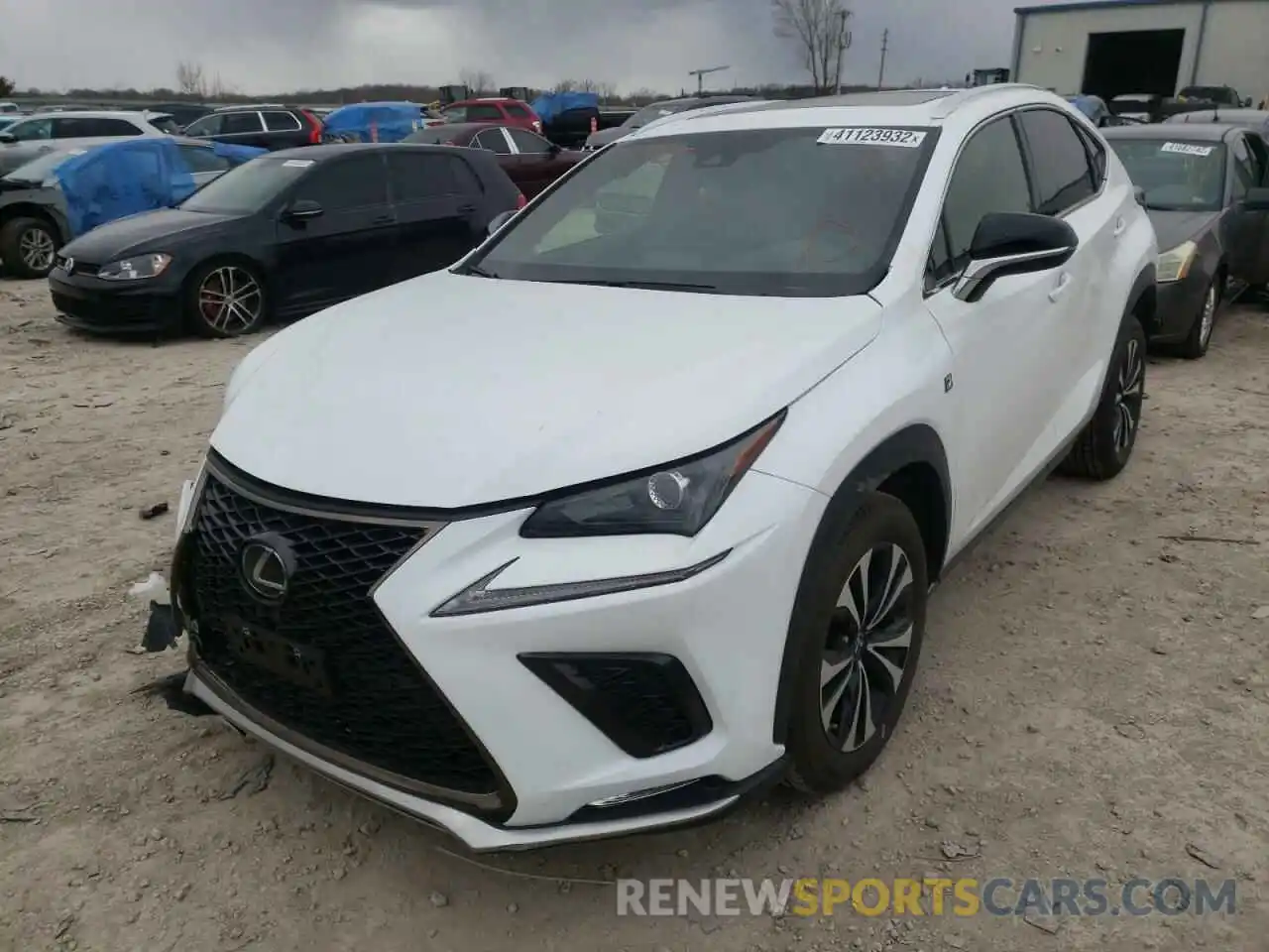 2 Photograph of a damaged car JTJSARDZ9M2257118 LEXUS NX 2021