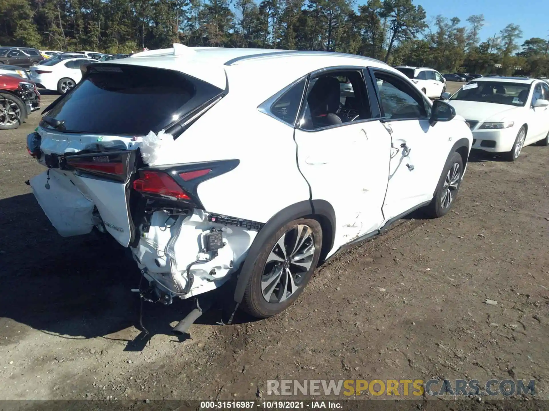 4 Photograph of a damaged car JTJSARDZXM2238299 LEXUS NX 2021