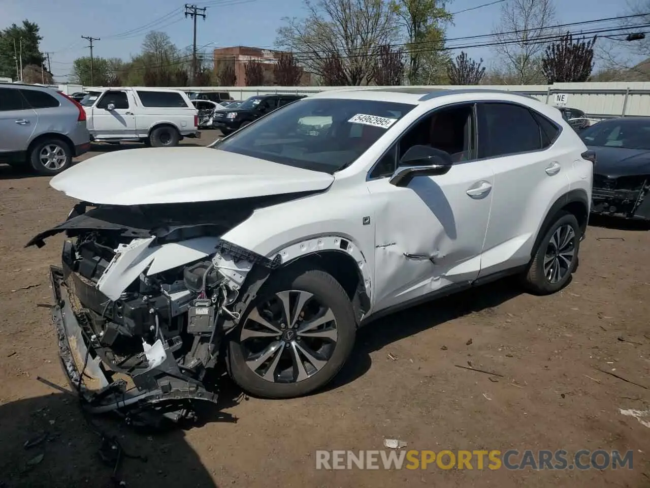 1 Photograph of a damaged car JTJSARDZXM5028607 LEXUS NX 2021