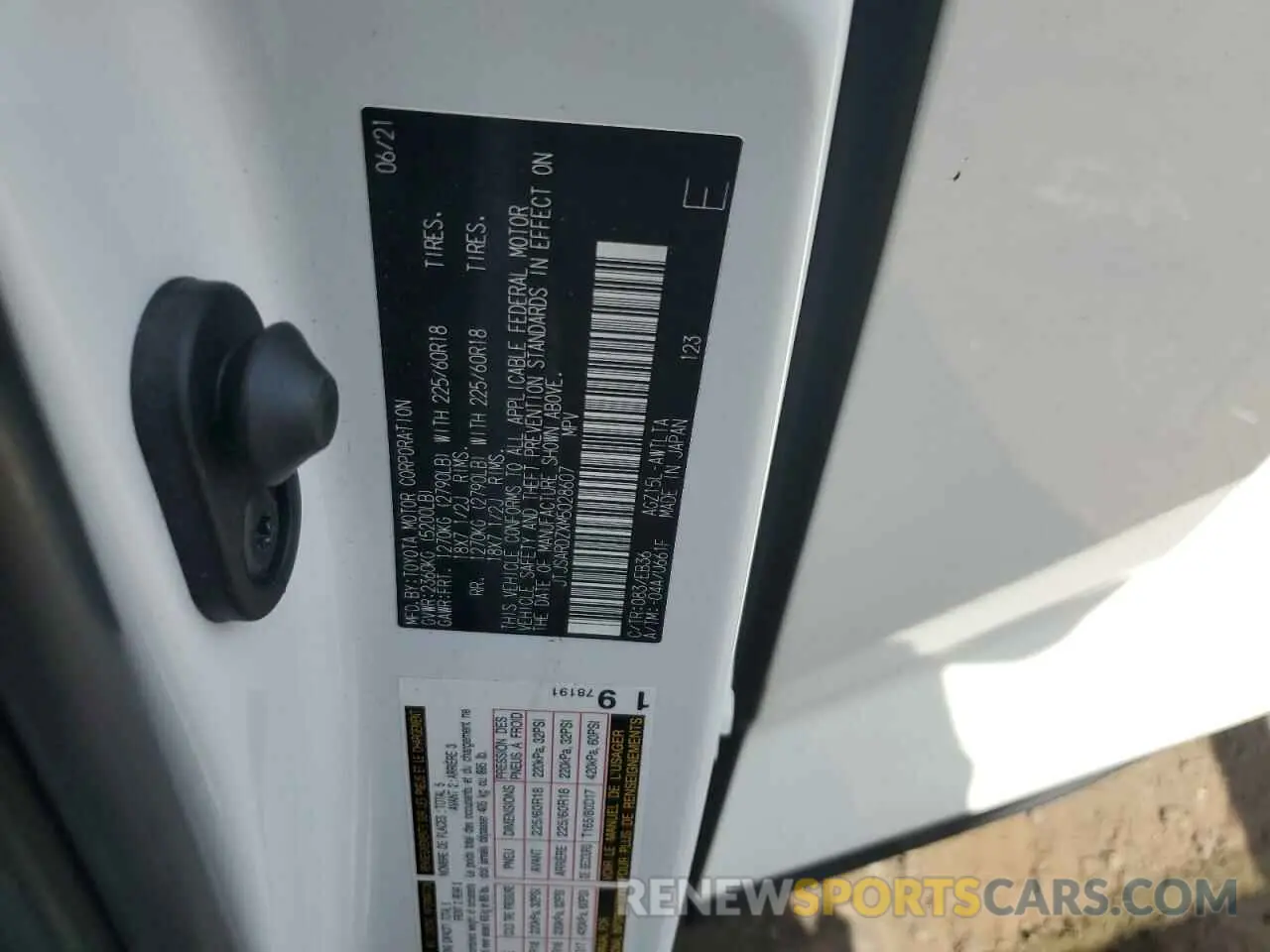 13 Photograph of a damaged car JTJSARDZXM5028607 LEXUS NX 2021