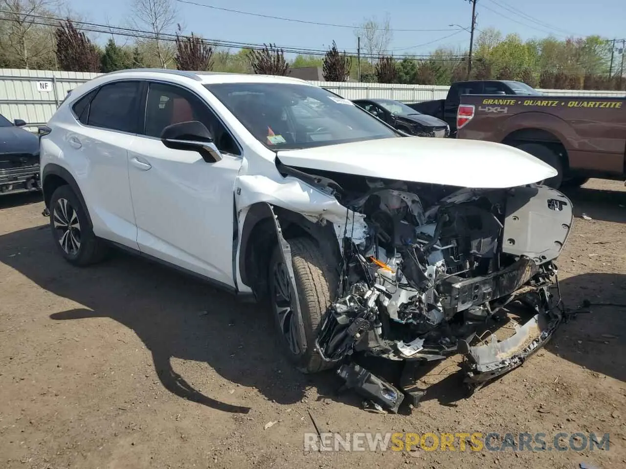 4 Photograph of a damaged car JTJSARDZXM5028607 LEXUS NX 2021