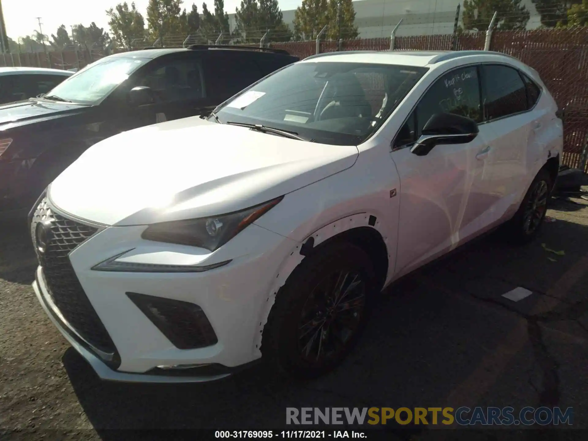 2 Photograph of a damaged car JTJSJRDZ8M2150741 LEXUS NX 2021