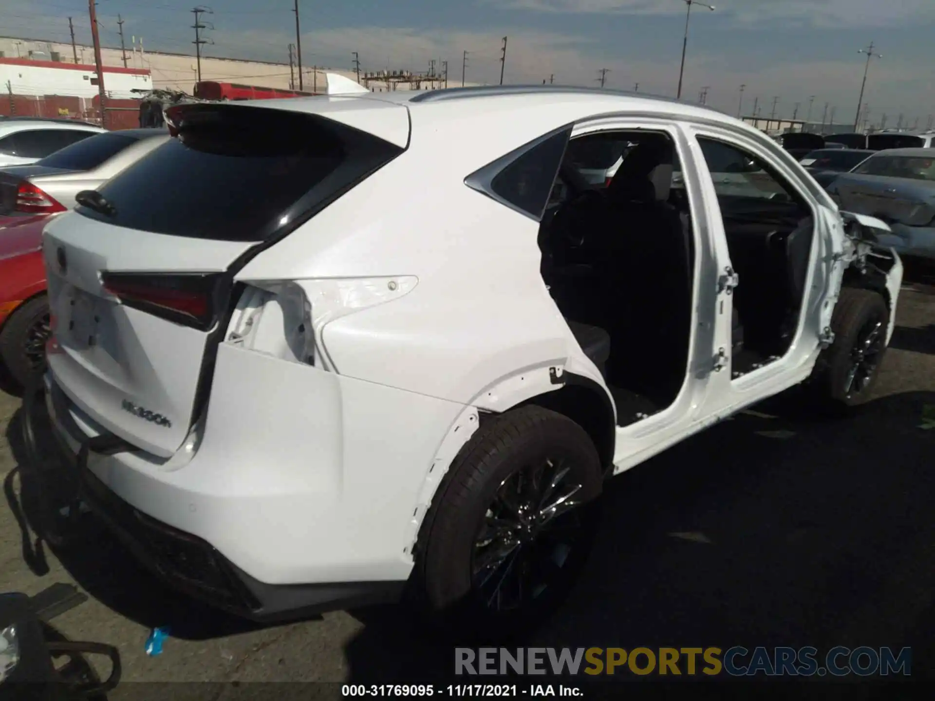 4 Photograph of a damaged car JTJSJRDZ8M2150741 LEXUS NX 2021