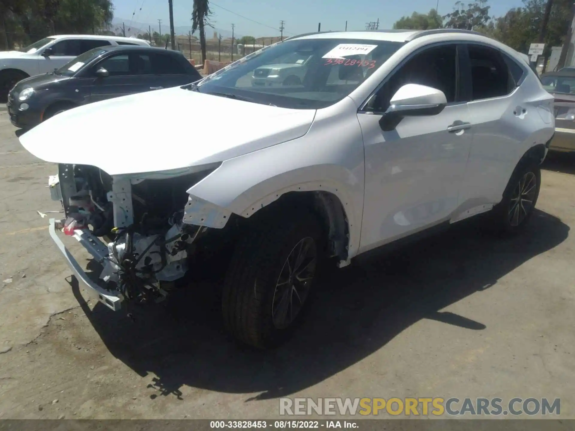 2 Photograph of a damaged car 2T2AGCEZ7NC002054 LEXUS NX 2022