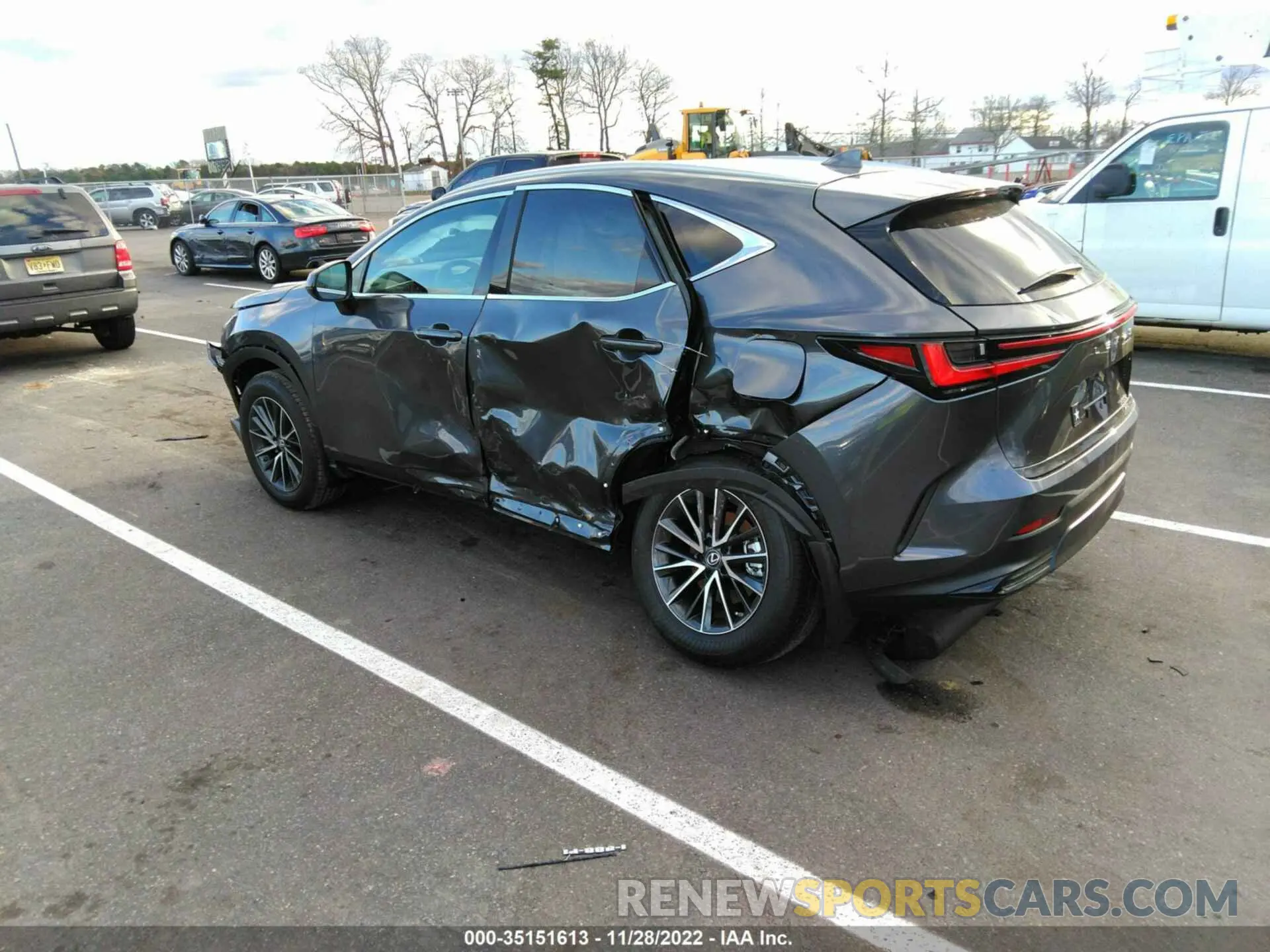 3 Photograph of a damaged car 2T2GGCEZ1NC015988 LEXUS NX 2022