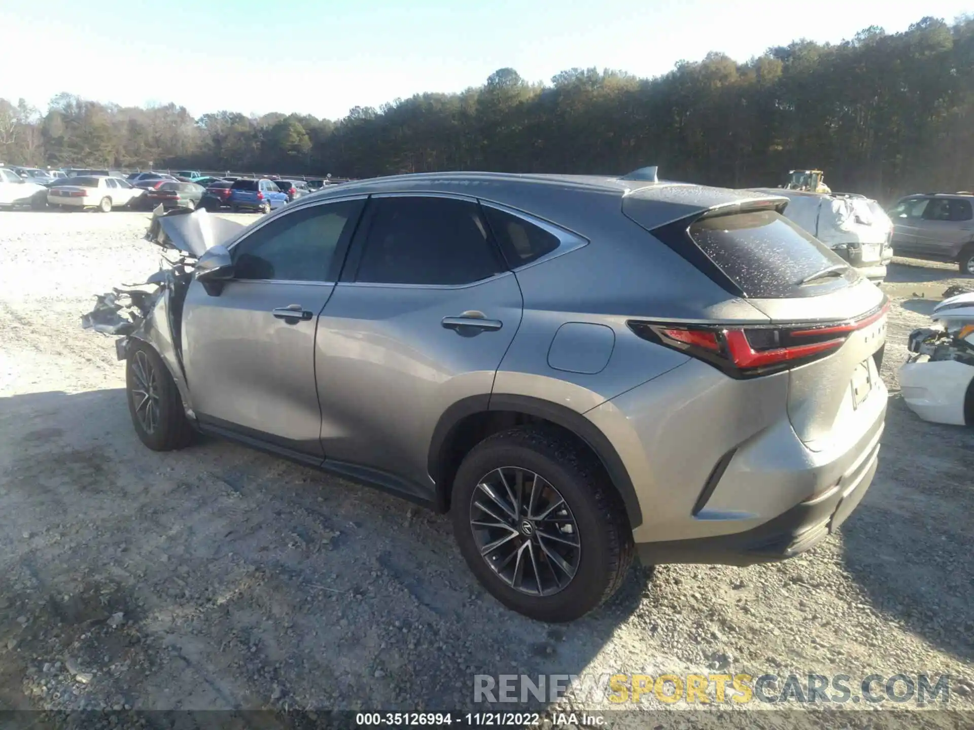 3 Photograph of a damaged car 2T2GGCEZ9NC007427 LEXUS NX 2022