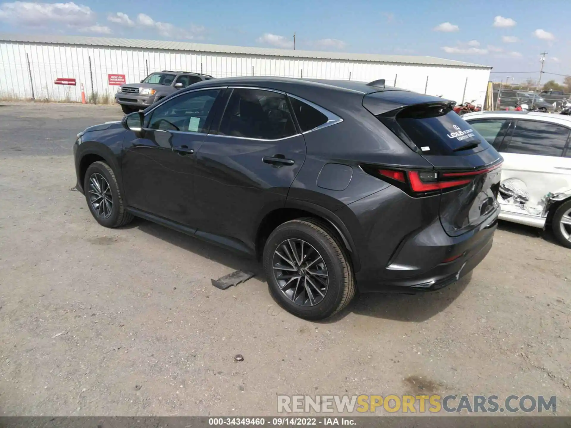 3 Photograph of a damaged car 2T2GKCEZ6NC001714 LEXUS NX 2022