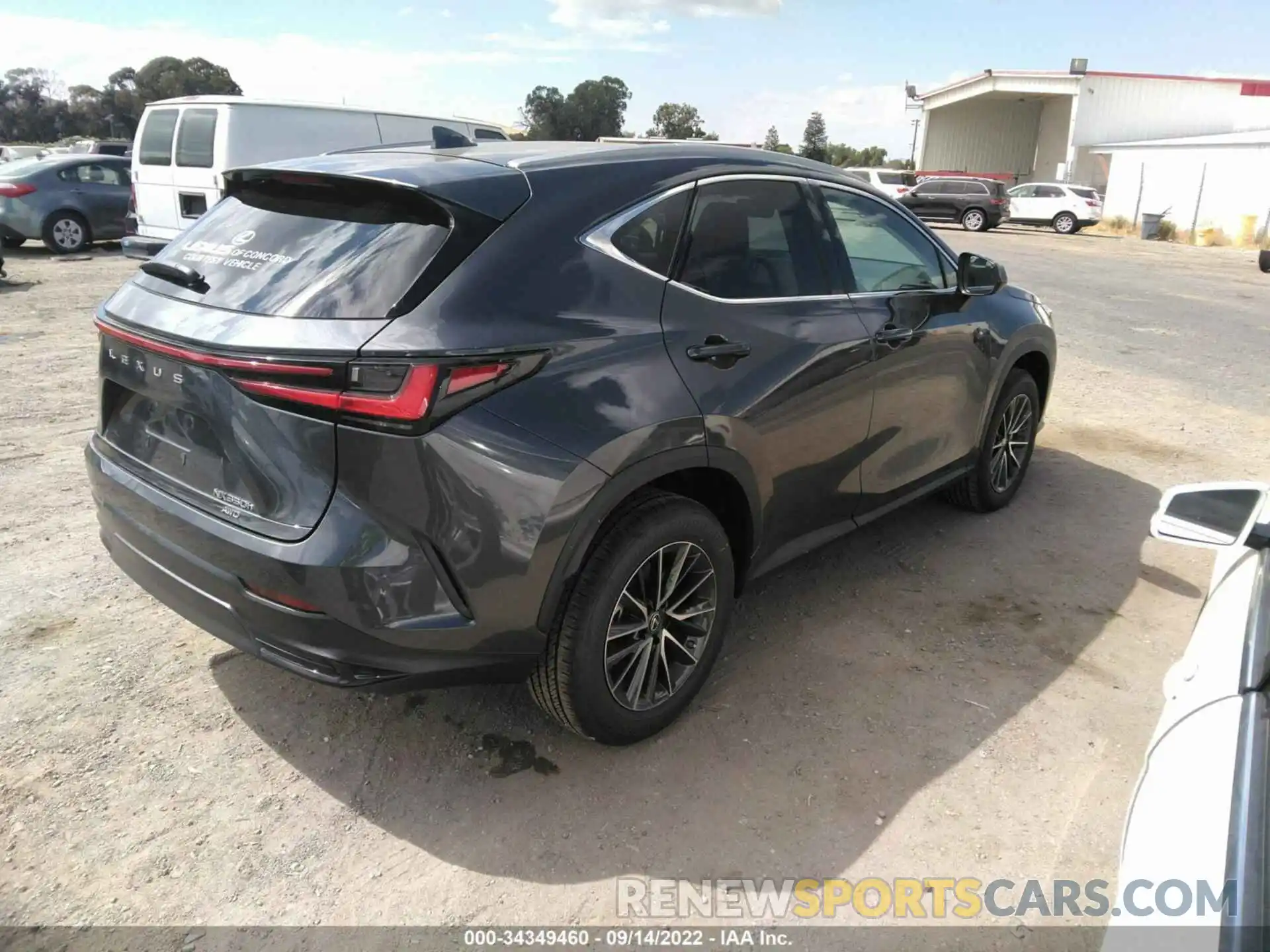 4 Photograph of a damaged car 2T2GKCEZ6NC001714 LEXUS NX 2022