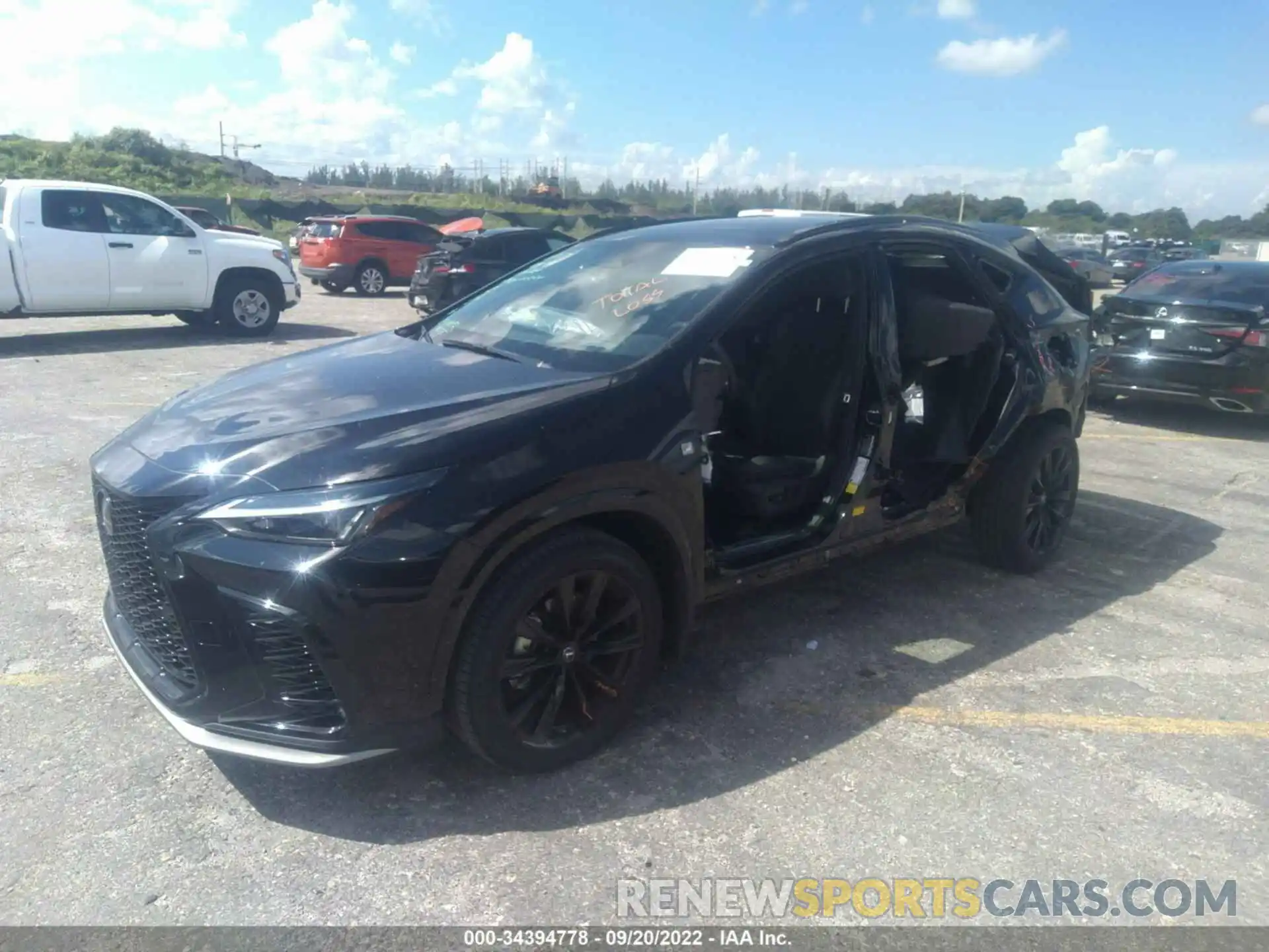 2 Photograph of a damaged car 2T2KGCEZ8NC006103 LEXUS NX 2022