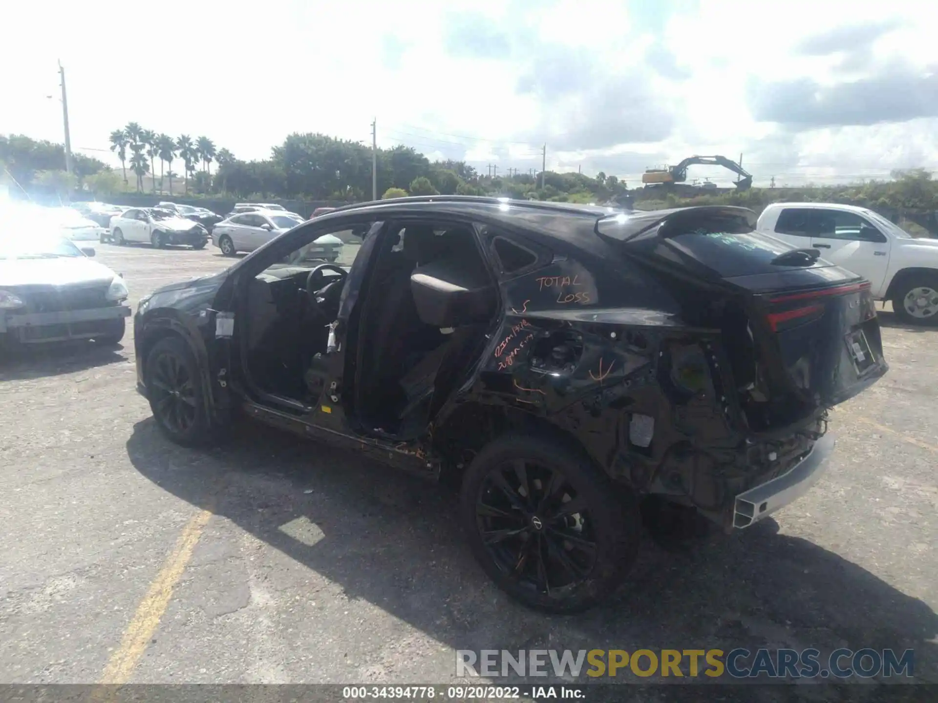 3 Photograph of a damaged car 2T2KGCEZ8NC006103 LEXUS NX 2022