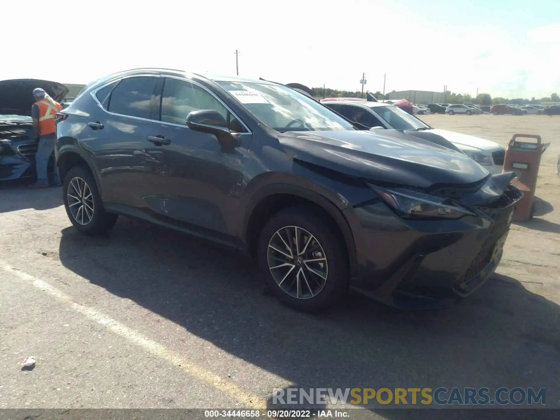 1 Photograph of a damaged car JTJADCAZ5N5001062 LEXUS NX 2022