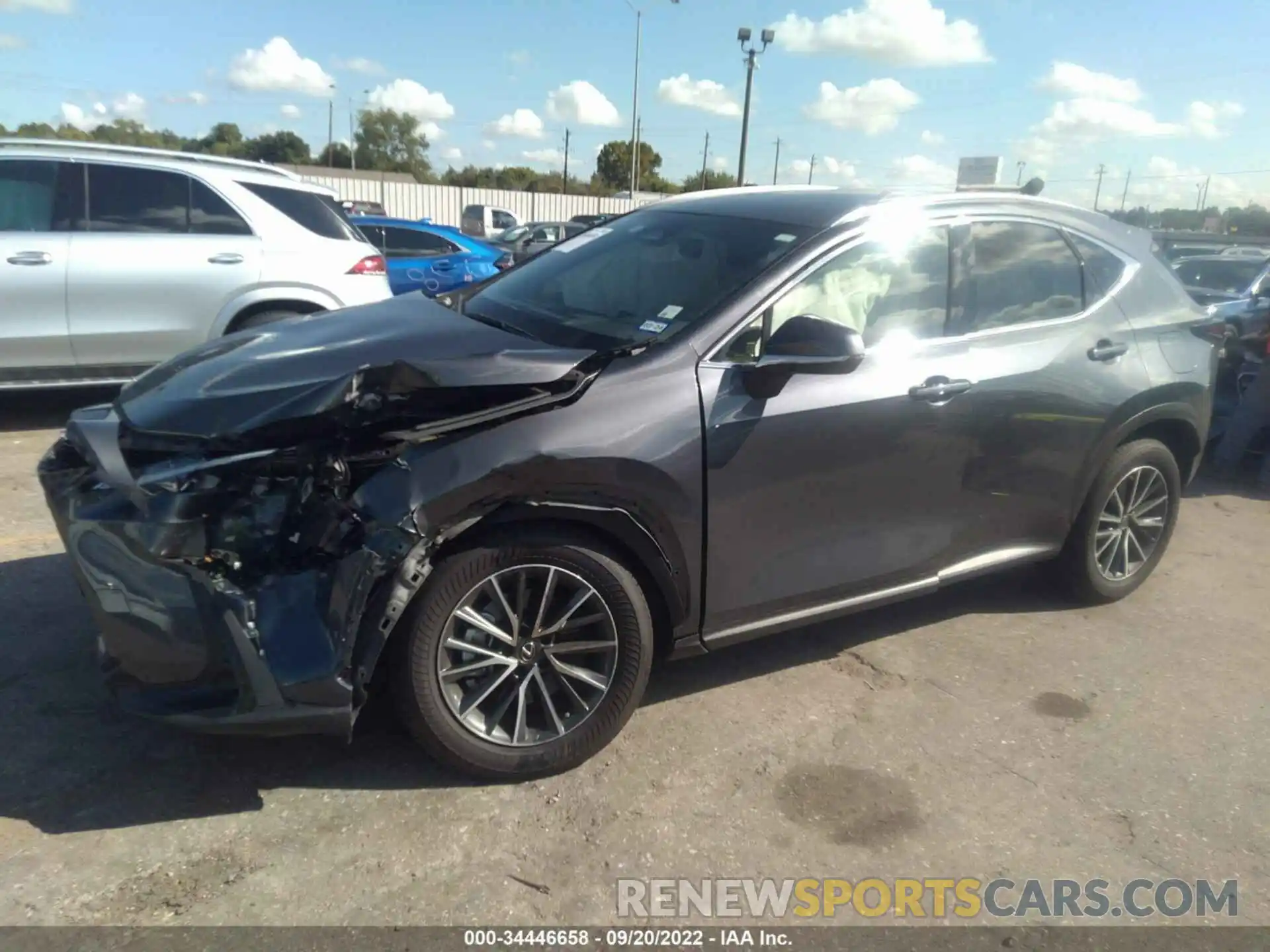 2 Photograph of a damaged car JTJADCAZ5N5001062 LEXUS NX 2022