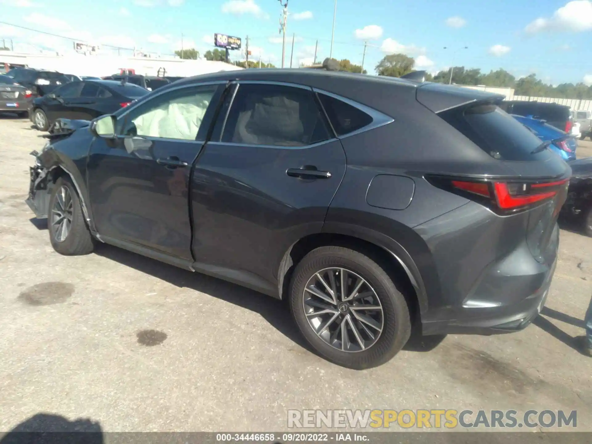 3 Photograph of a damaged car JTJADCAZ5N5001062 LEXUS NX 2022