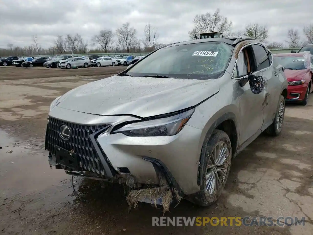 2 Photograph of a damaged car JTJHKCEZ5N5000377 LEXUS NX 2022