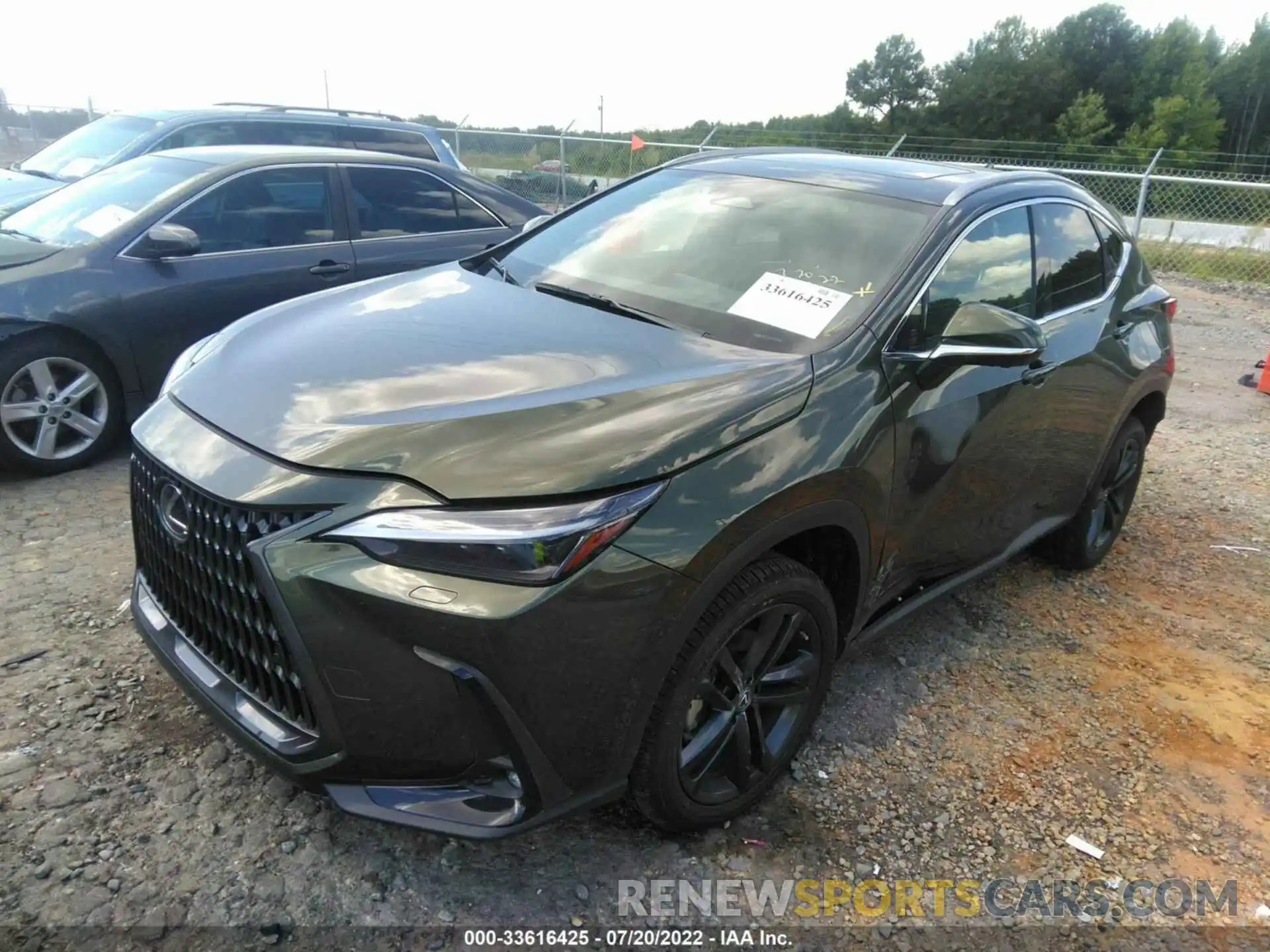 2 Photograph of a damaged car JTJHKCFZ6N2000470 LEXUS NX 2022