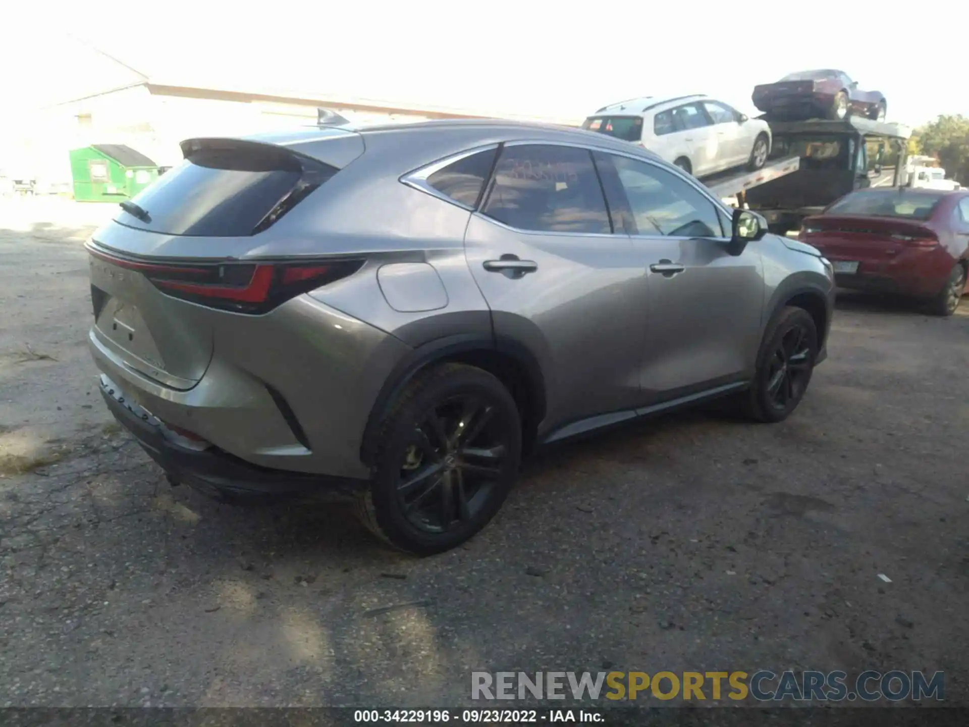 4 Photograph of a damaged car JTJHKCFZ8N2007727 LEXUS NX 2022