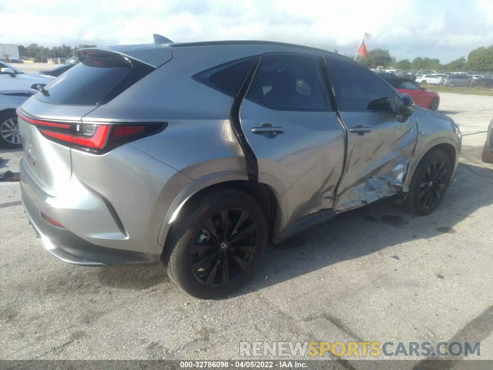 4 Photograph of a damaged car JTJKGCEZ6N2001790 LEXUS NX 2022