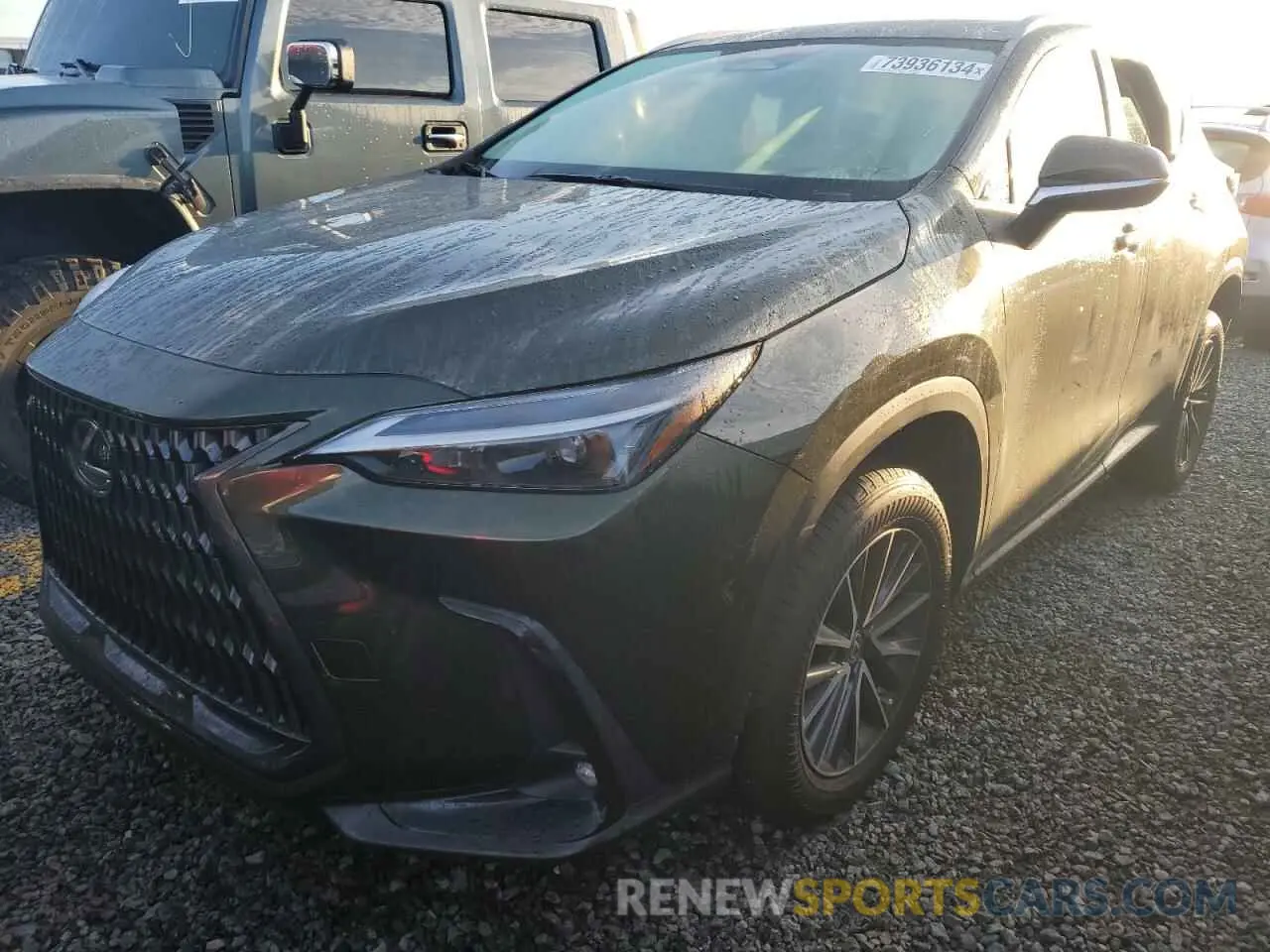 1 Photograph of a damaged car 2T2ADCAZ4NC002446 LEXUS NX 250 2022