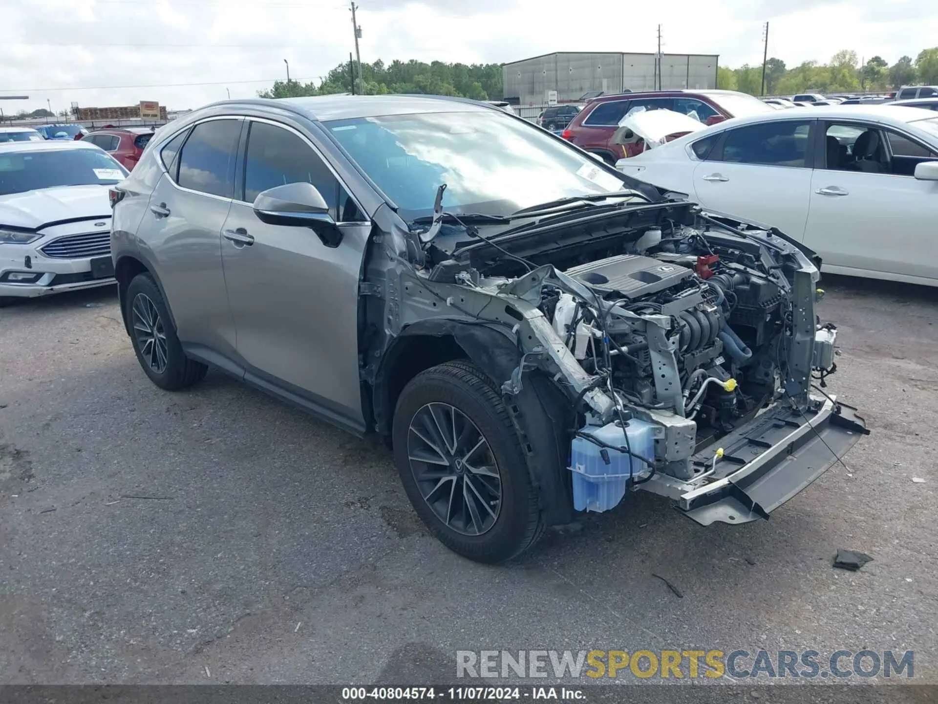 1 Photograph of a damaged car 2T2ADCAZ7NC001212 LEXUS NX 250 2022