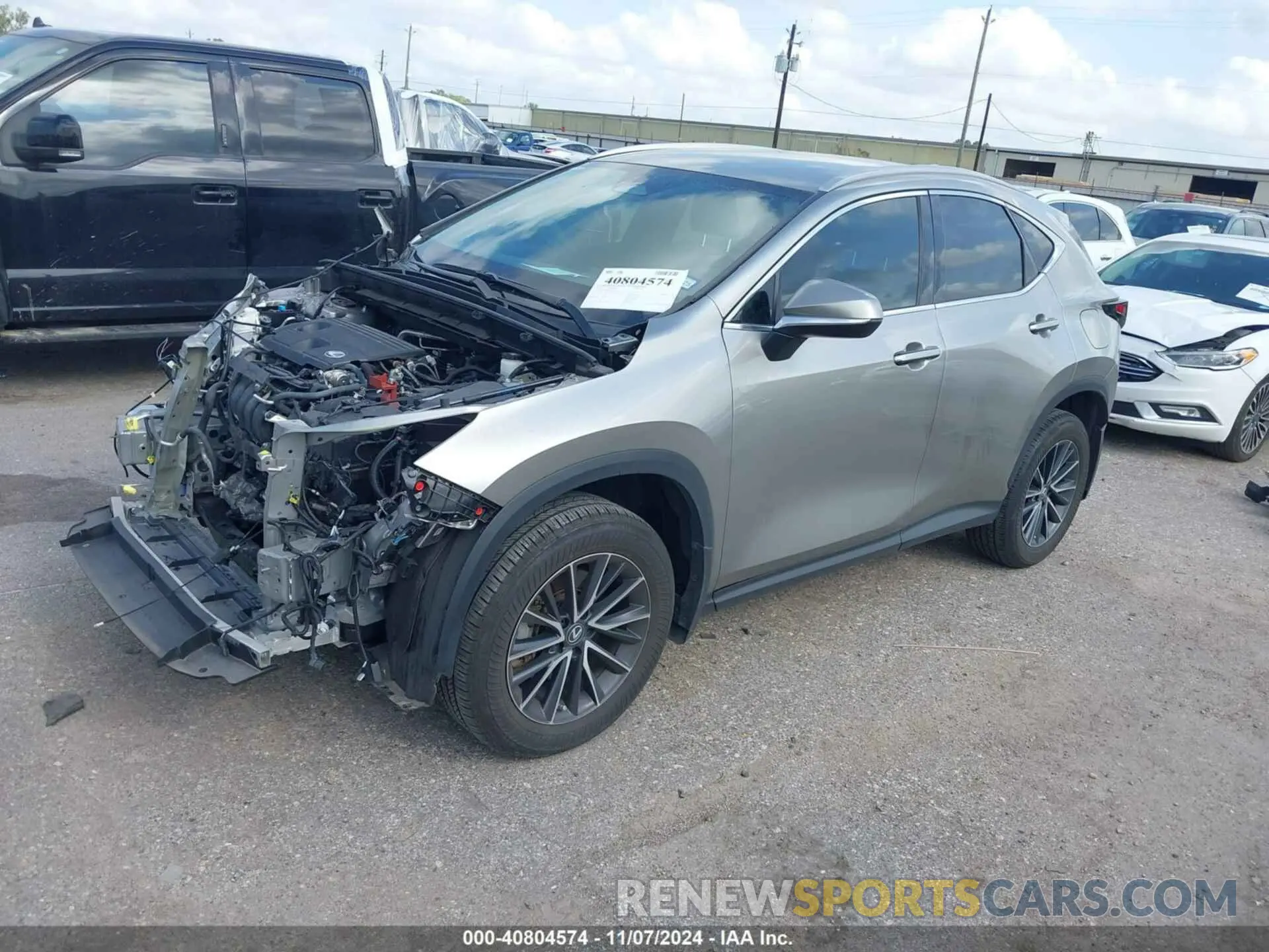 2 Photograph of a damaged car 2T2ADCAZ7NC001212 LEXUS NX 250 2022