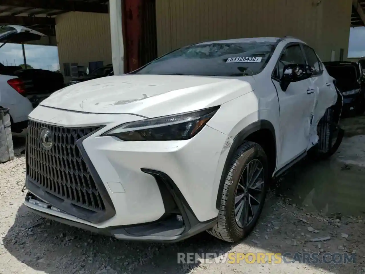 2 Photograph of a damaged car 2T2ADCAZ9NC001423 LEXUS NX 250 2022