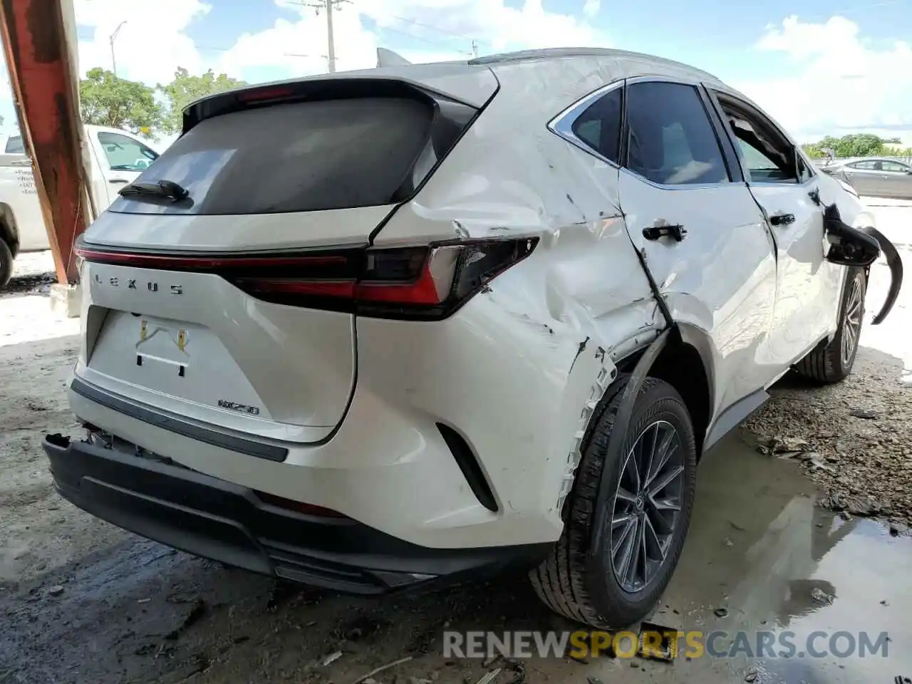 4 Photograph of a damaged car 2T2ADCAZ9NC001423 LEXUS NX 250 2022