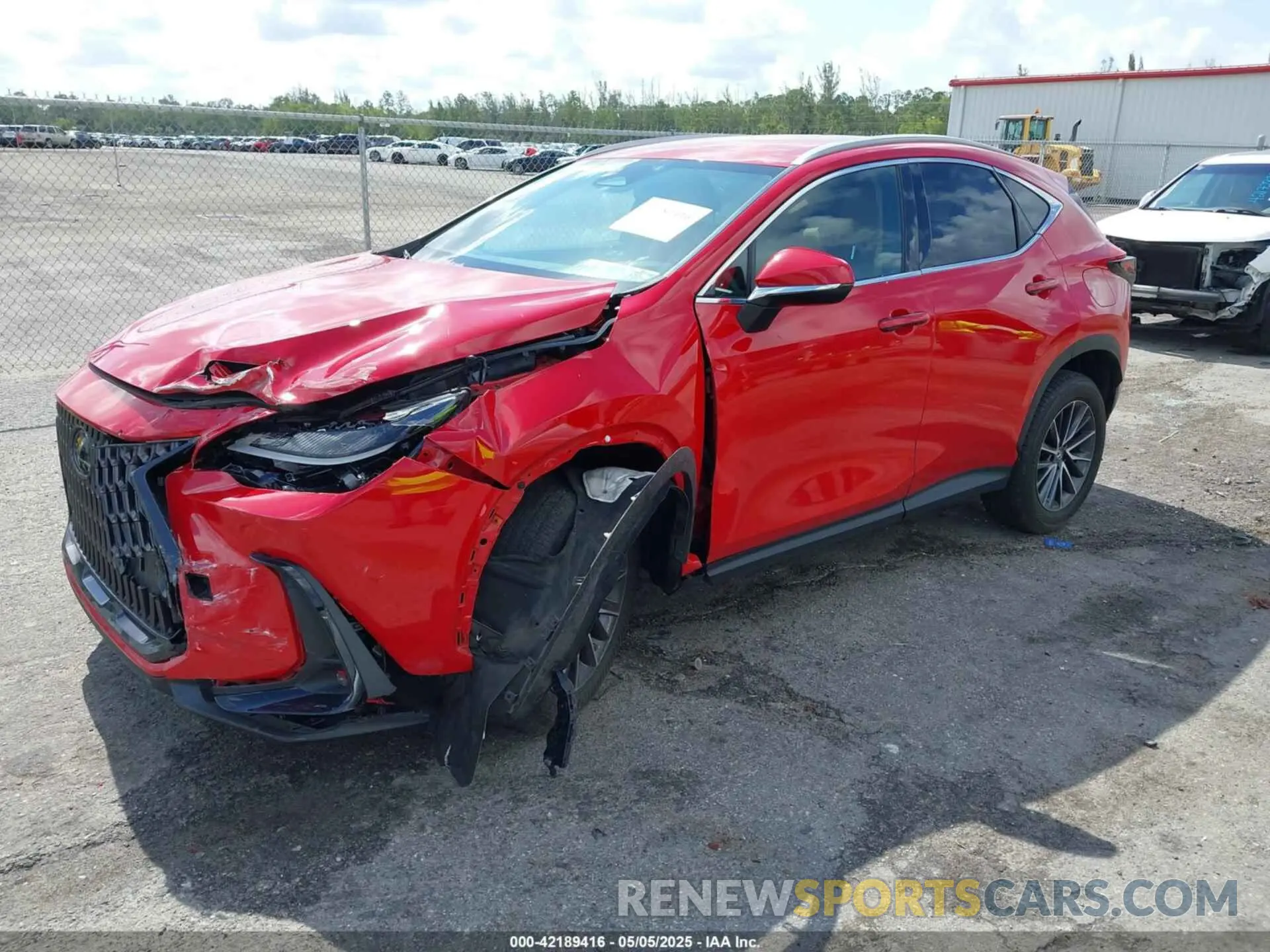 2 Photograph of a damaged car 2T2ADCAZ9NC002488 LEXUS NX 250 2022