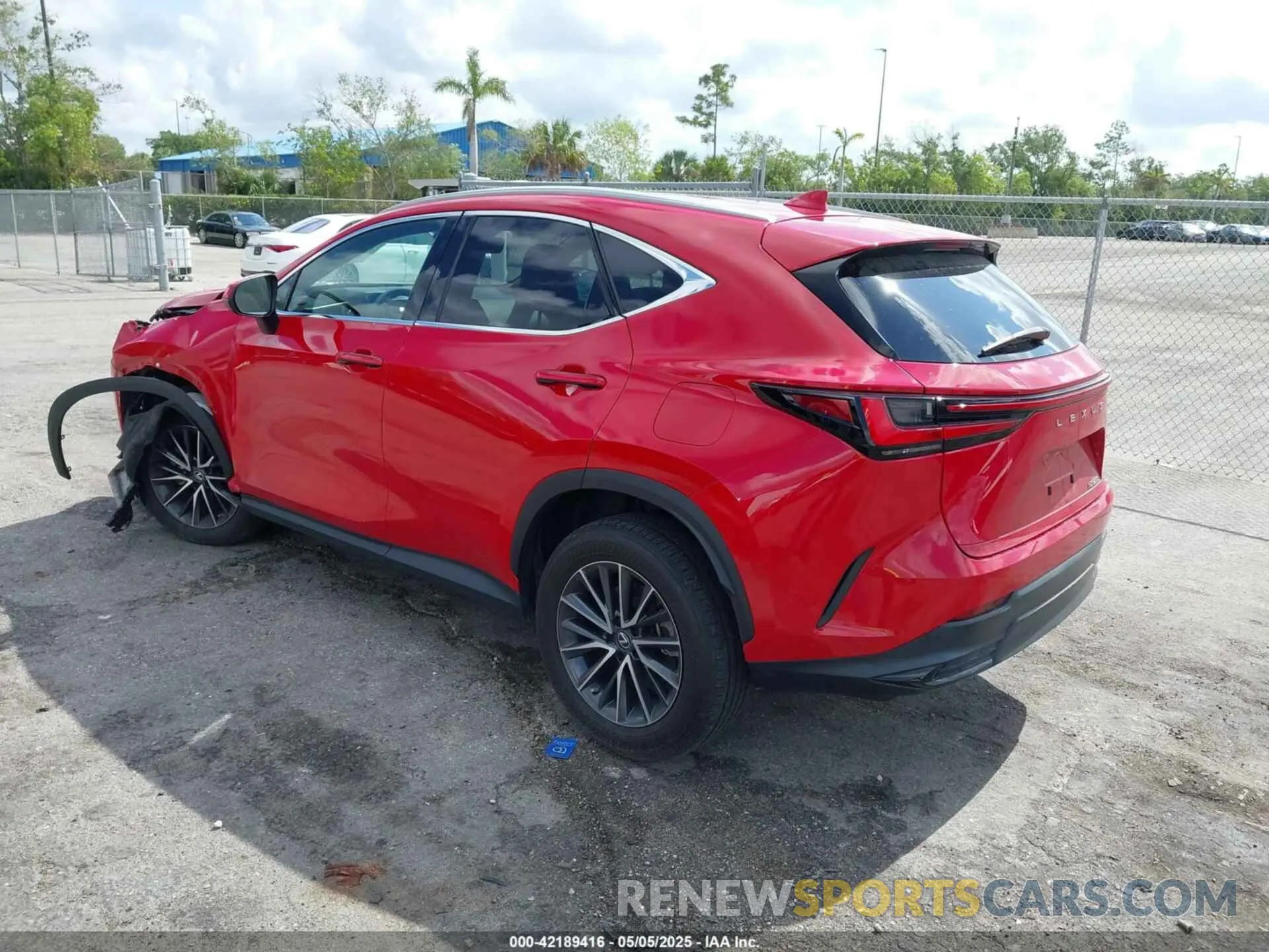 3 Photograph of a damaged car 2T2ADCAZ9NC002488 LEXUS NX 250 2022