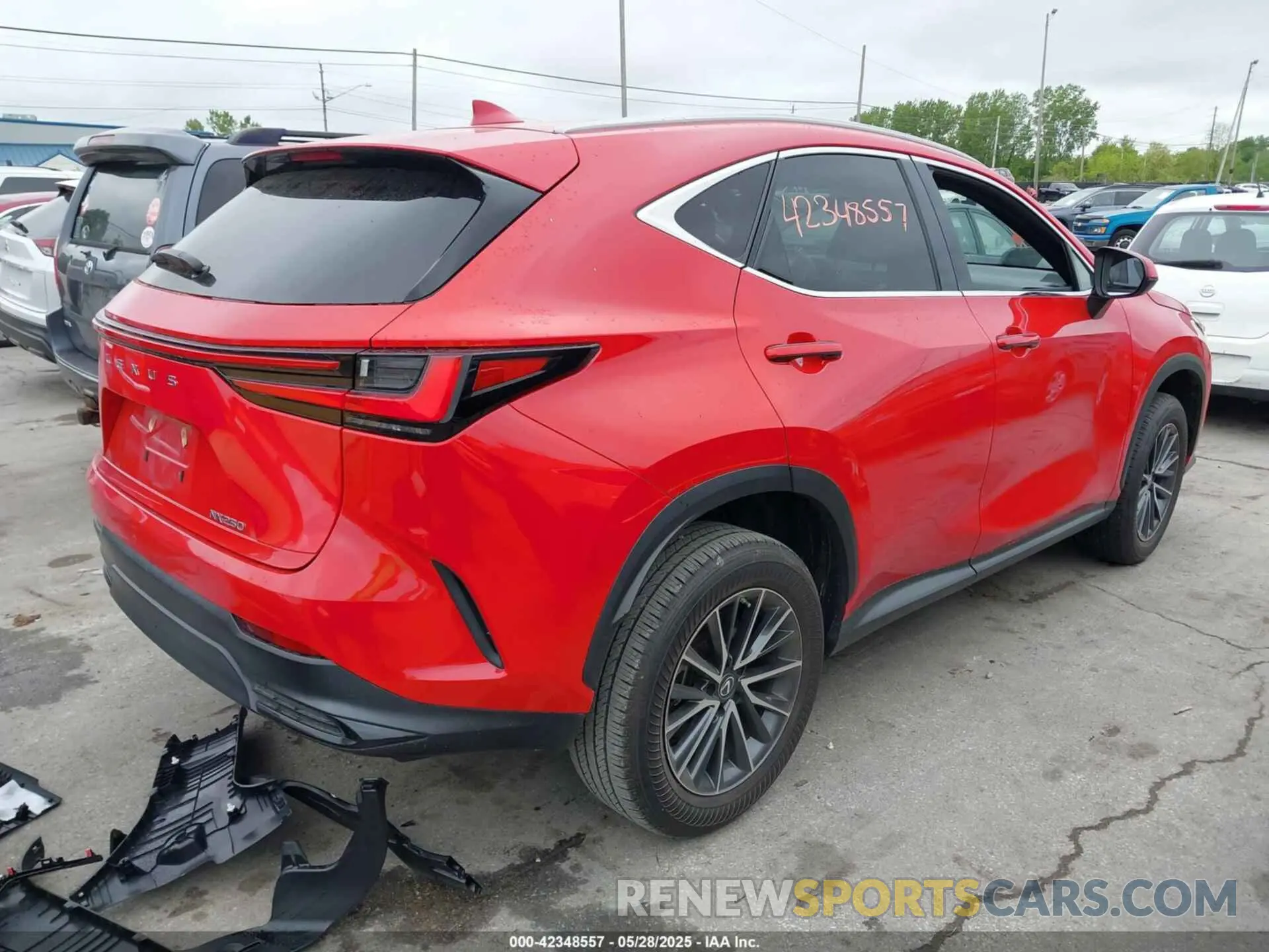 4 Photograph of a damaged car 2T2GDCAZ2NC002889 LEXUS NX 250 2022