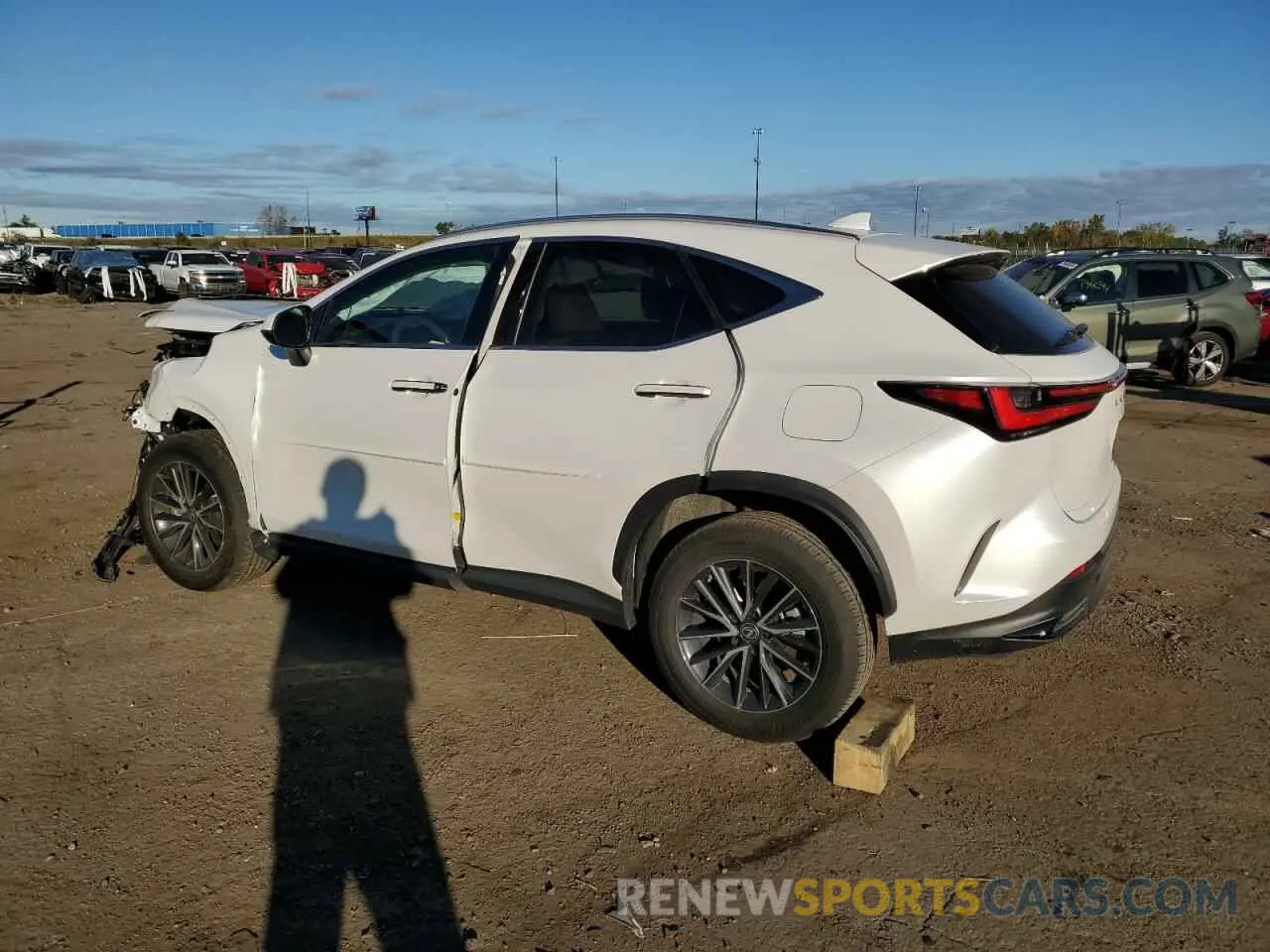 2 Photograph of a damaged car 2T2GDCEZ0NC001511 LEXUS NX 250 2022