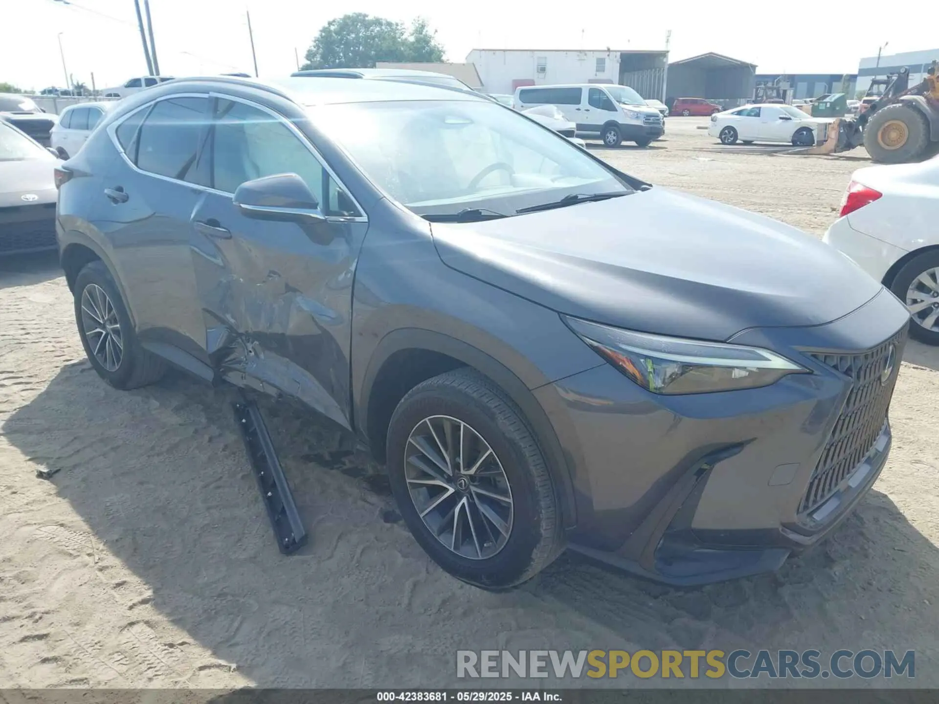 1 Photograph of a damaged car JTJADCAZ3N5001089 LEXUS NX 250 2022