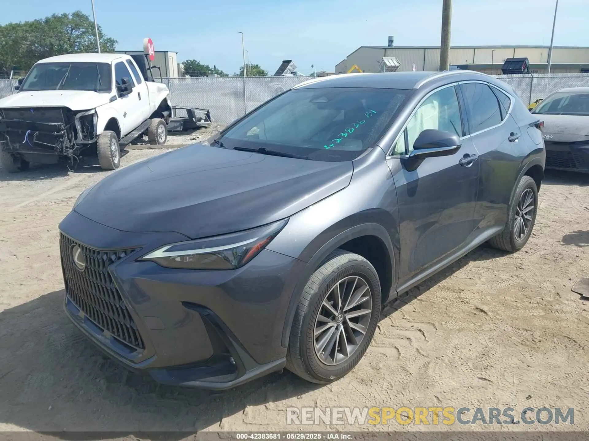 2 Photograph of a damaged car JTJADCAZ3N5001089 LEXUS NX 250 2022