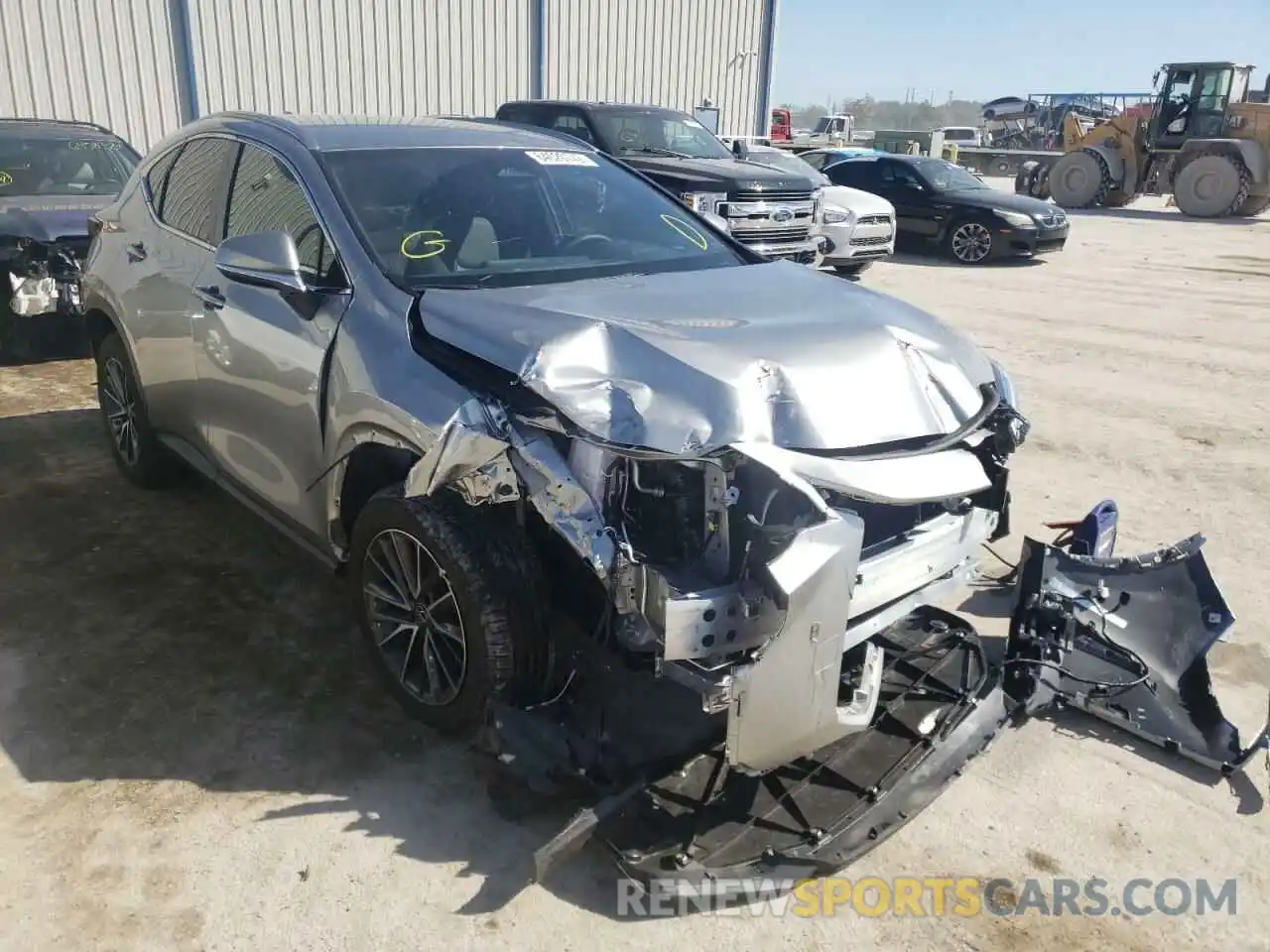 1 Photograph of a damaged car JTJADCAZ4N5001148 LEXUS NX 250 2022