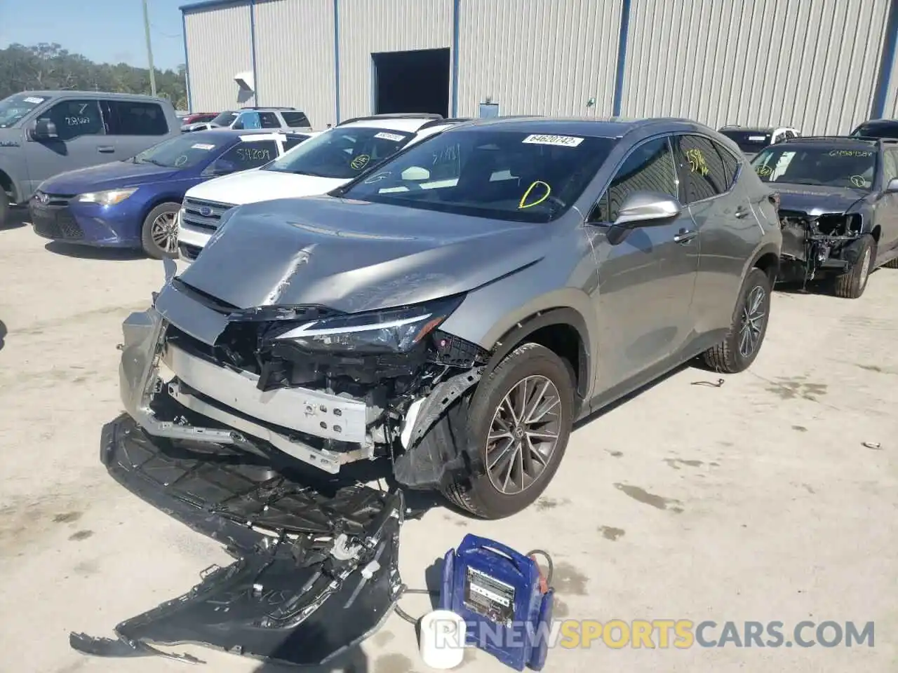 2 Photograph of a damaged car JTJADCAZ4N5001148 LEXUS NX 250 2022