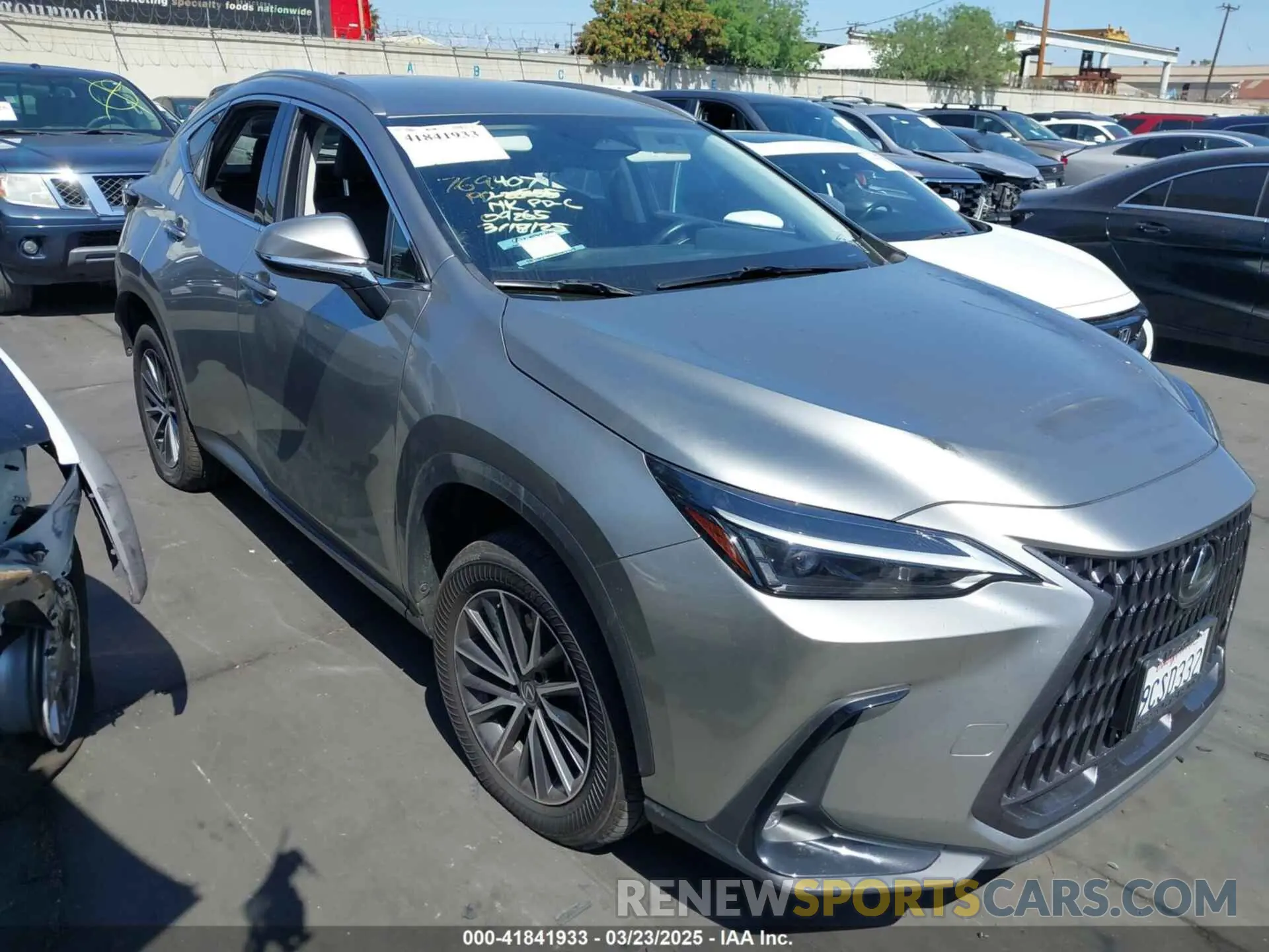 1 Photograph of a damaged car JTJADCEZ9N5000474 LEXUS NX 250 2022